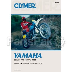 Clymer Manuals M414; Fits Yamaha It 125-490 Motorcycle Repair Service Manual