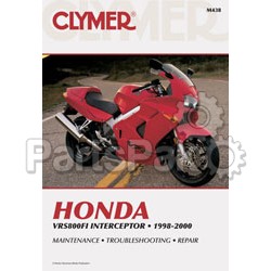Clymer Manuals M438; Fits Honda Vfr800 Motorcycle Repair Service Manual; 2-WPS-27-M438