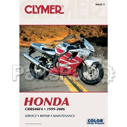 Clymer Manuals M4452; Fits Honda Cbr F4 Motorcycle Repair Service Manual