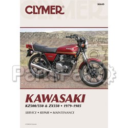 Clymer Manuals M449; Fits Kawasaki Kz500/550 Zx550 Motorcycle Repair Service Manual
