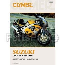 Clymer Manuals M485; Suzuki Gsx-R750 Motorcycle Repair Service Manual; 2-WPS-27-M485