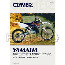 Clymer Manuals M498; Fits Yamaha Yz250 Motorcycle Repair Service Manual