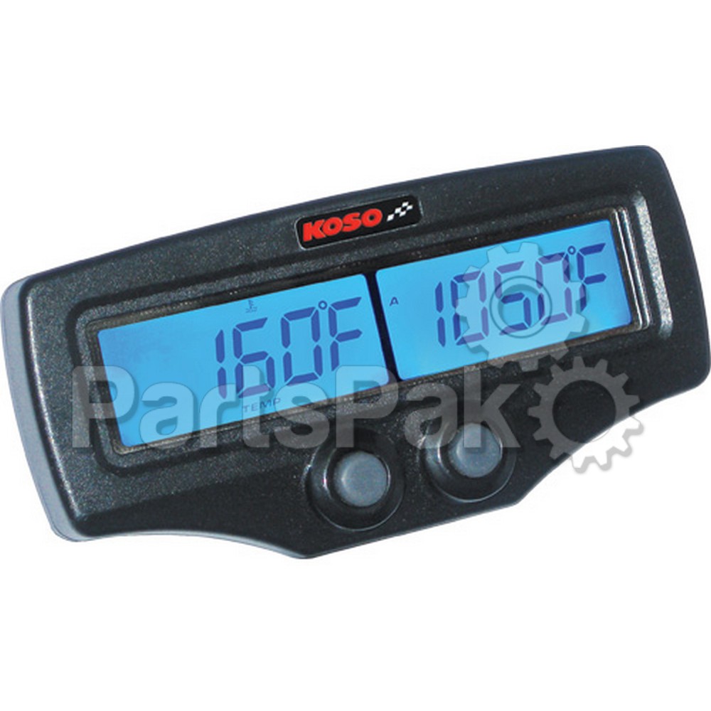 Koso BA006B00; Dual Egt Gauge W / Rpm & Water Temperature