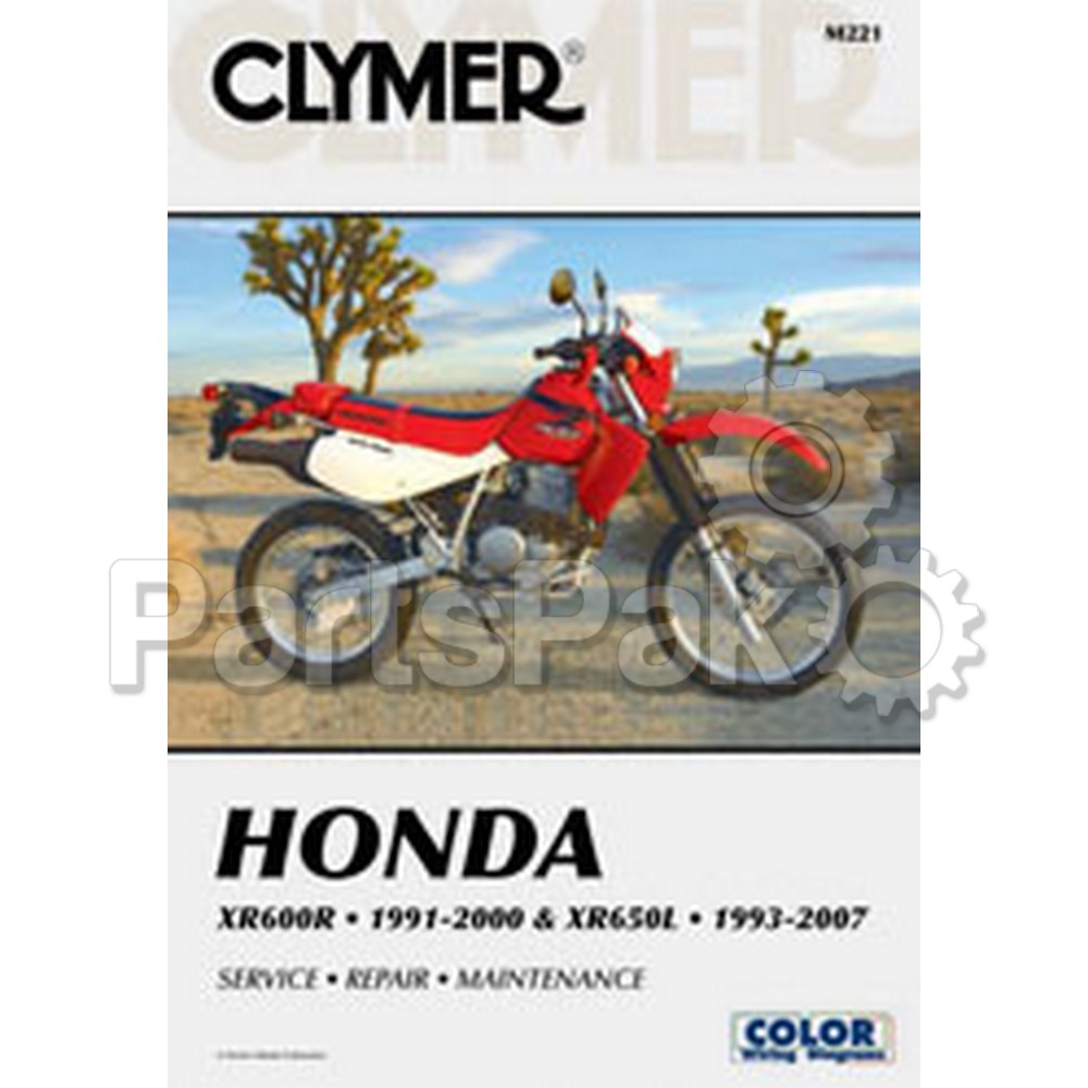 Clymer Manuals M221; Fits Honda Xr600R / Xr650L Motorcycle Repair Service Manual