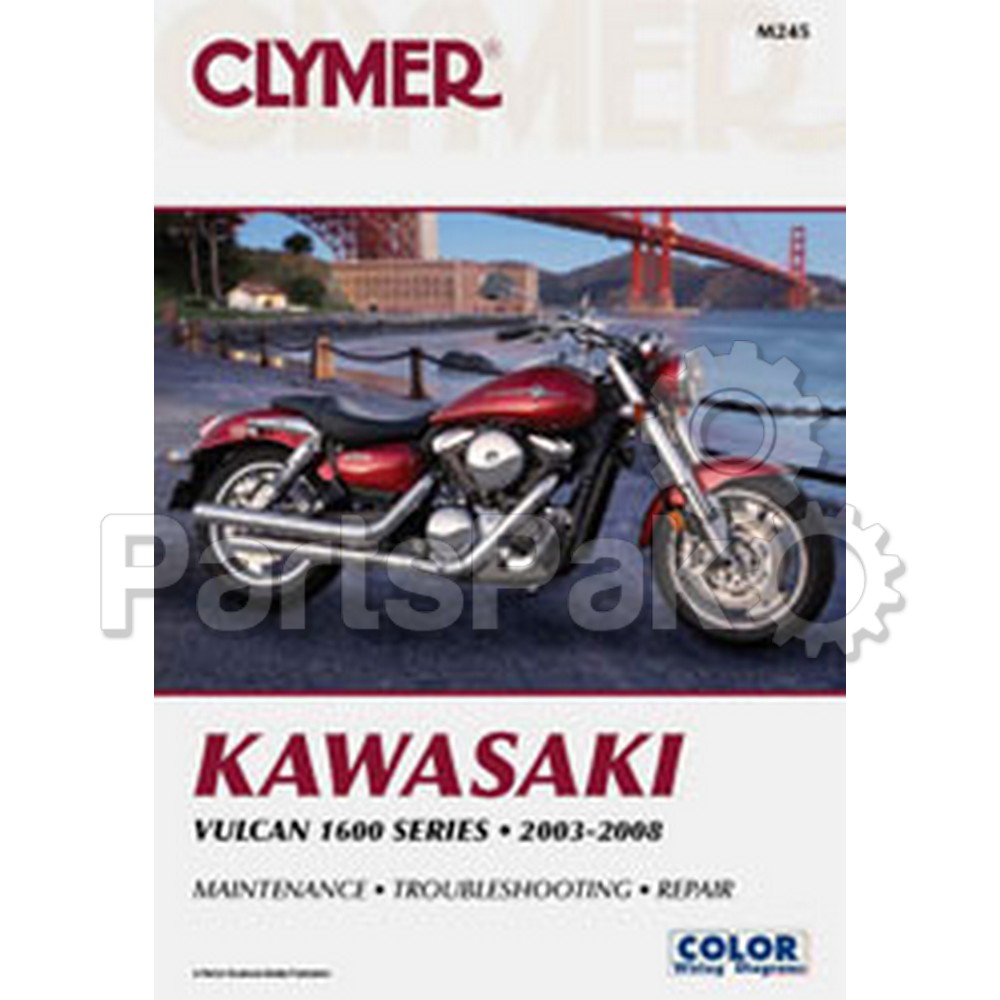 Clymer Manuals M245; Kawasaki Vn1600 Motorcycle Repair Service Manual