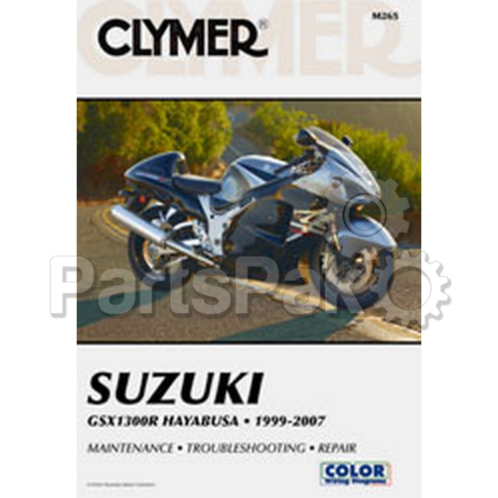 Clymer Manuals M265; Fits Suzuki Hayabusa Gsx-1300R Motorcycle Repair Service Manual