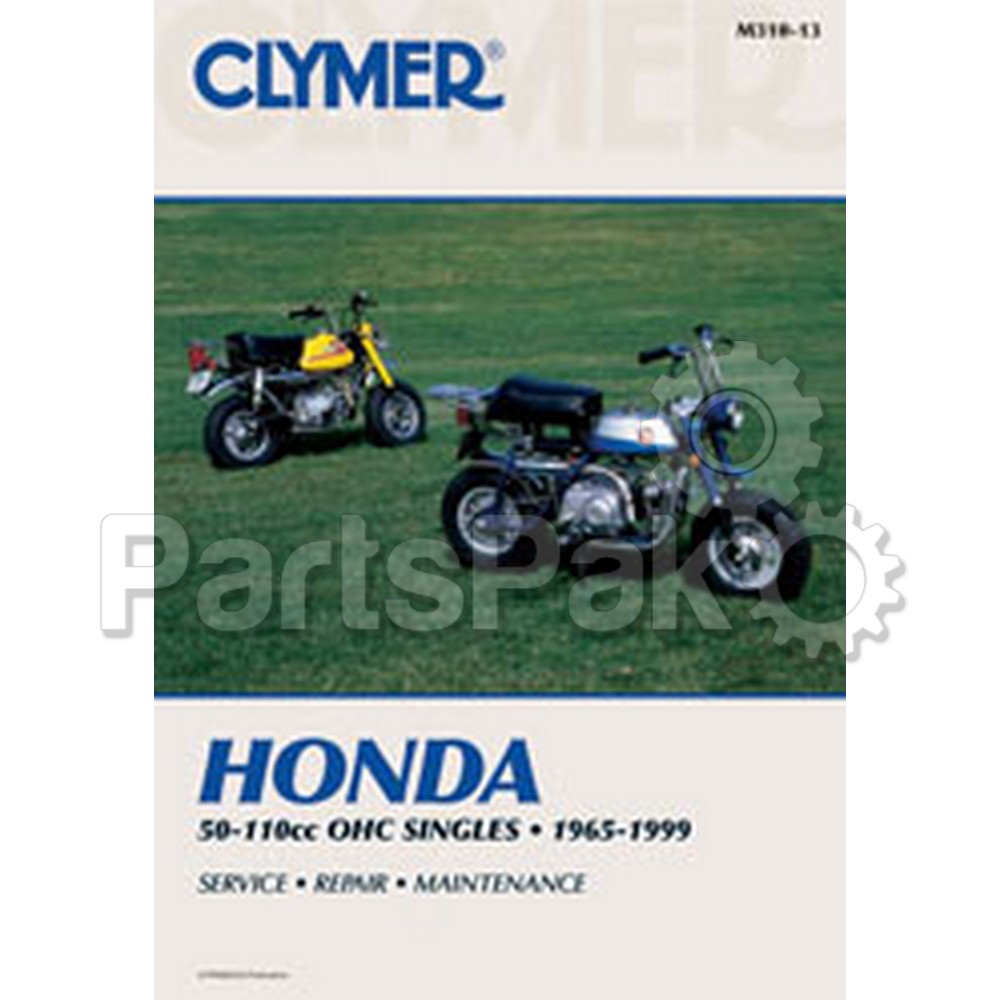 Clymer Manuals M31013; Fits Honda 50-100Cc Motorcycle Repair Service Manual