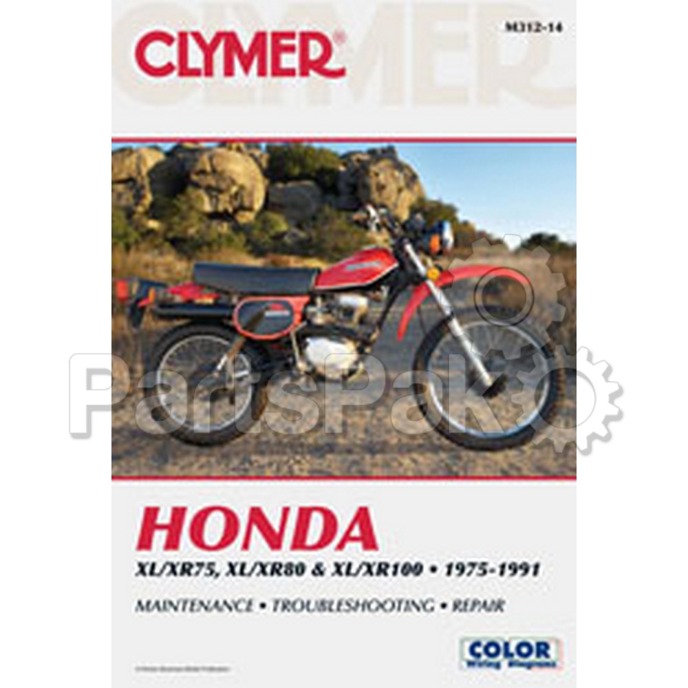Clymer Manuals M31214; Fits Honda Xr / Xl75-100 Motorcycle Repair Service Manual