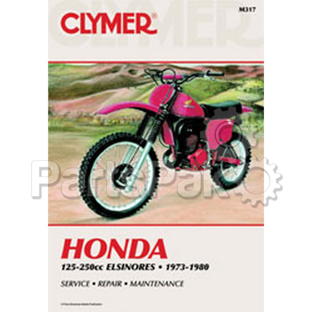 Clymer Manuals M317; Fits Honda 125/250 Elsin. Motorcycle Repair Service Manual