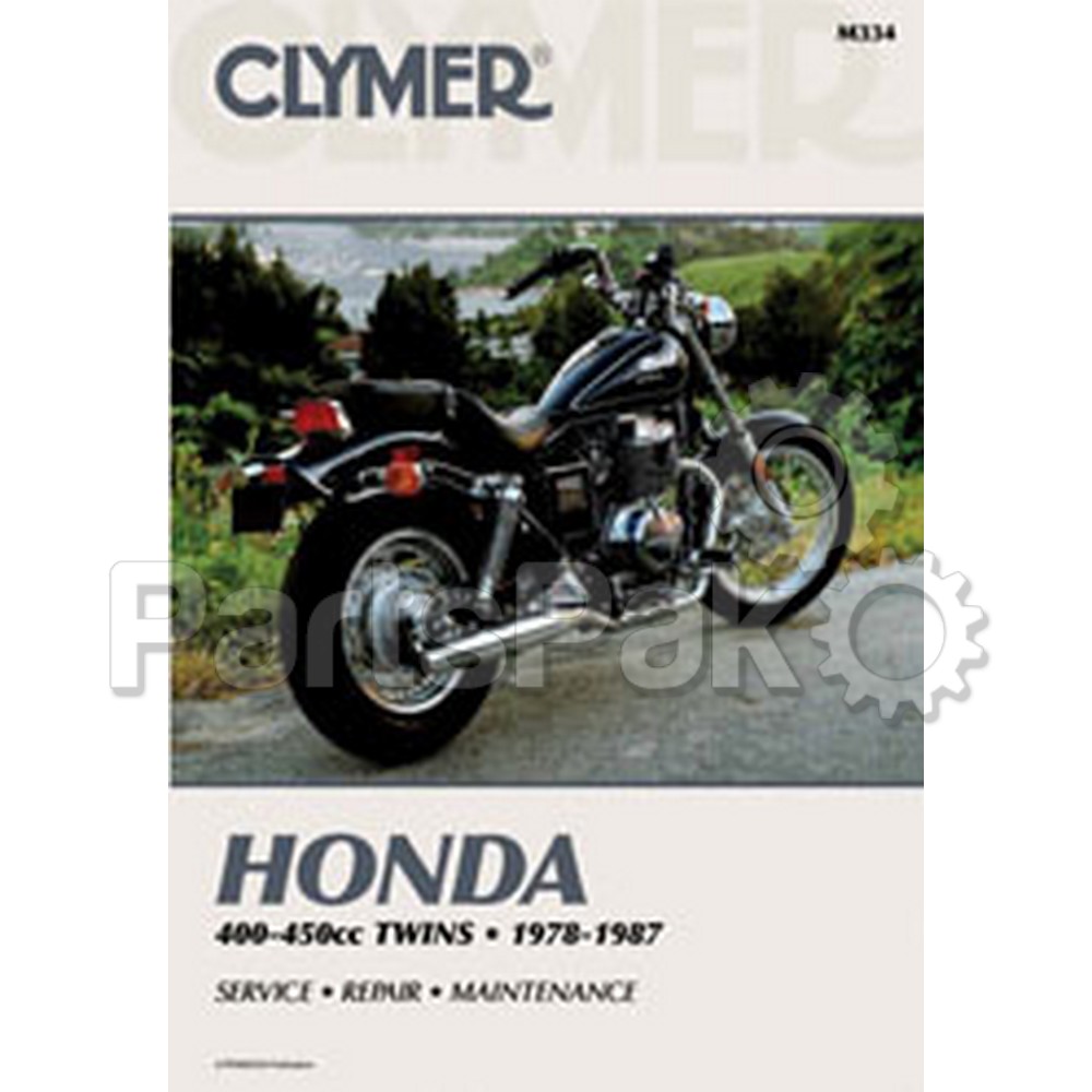 Clymer Manuals M334; Fits Honda 250-450 Twin Motorcycle Repair Service Manual
