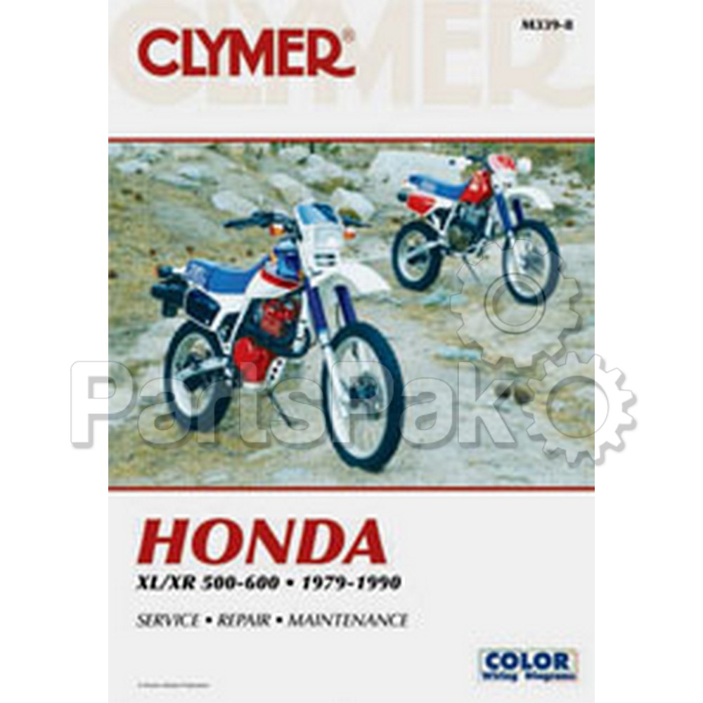Clymer Manuals M3398; Fits Honda Xl / Xr 500-600 Motorcycle Repair Service Manual