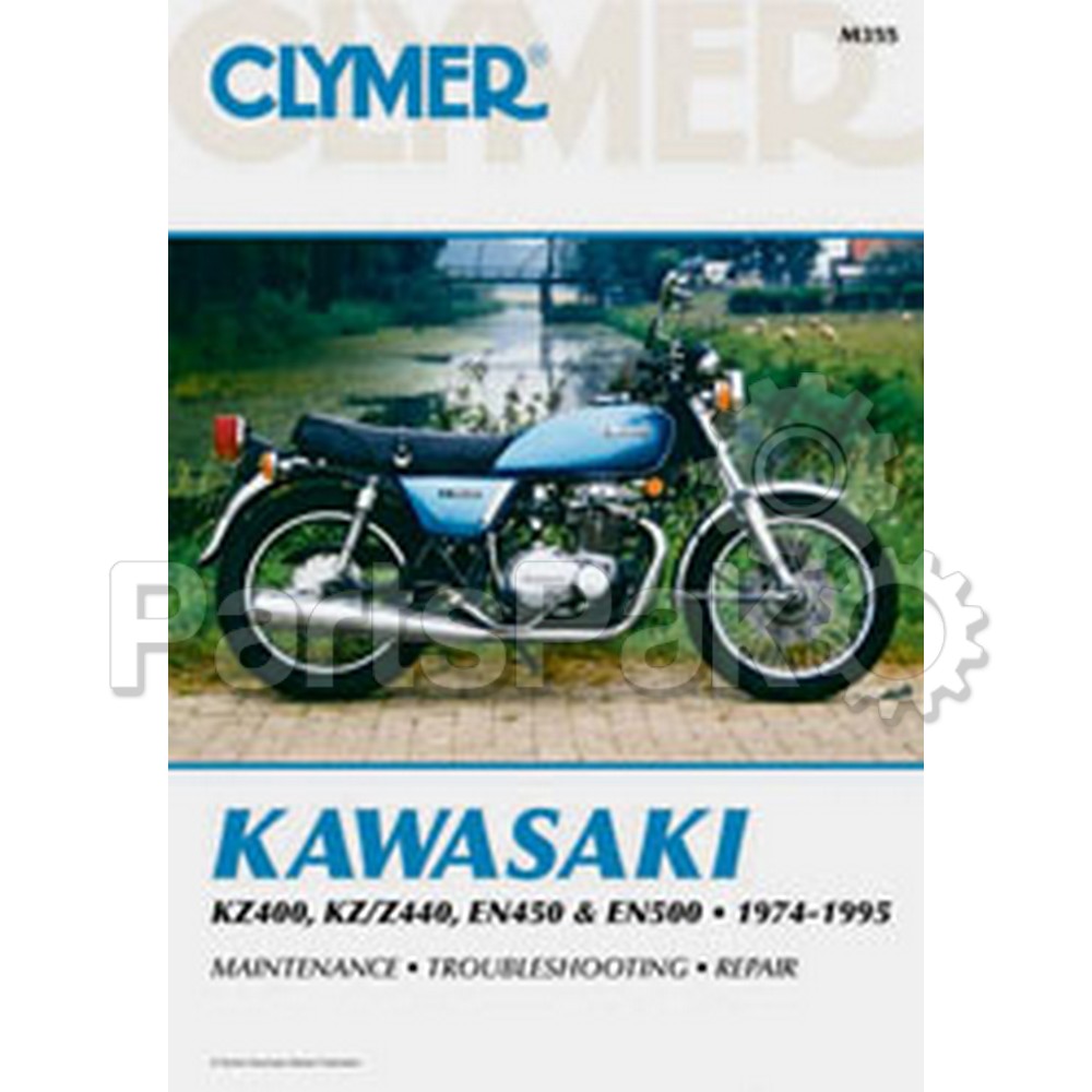 Clymer Manuals M355; Kawasaki Kz400/440 Motorcycle Repair Service Manual