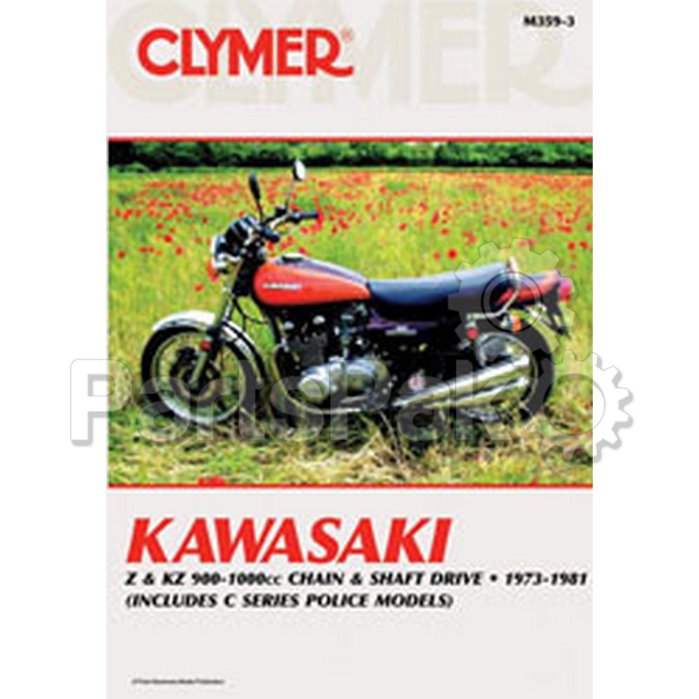 Clymer Manuals M359-3; Fits Kawasaki Z1/Kz900/1000 Motorcycle Repair Service Manual