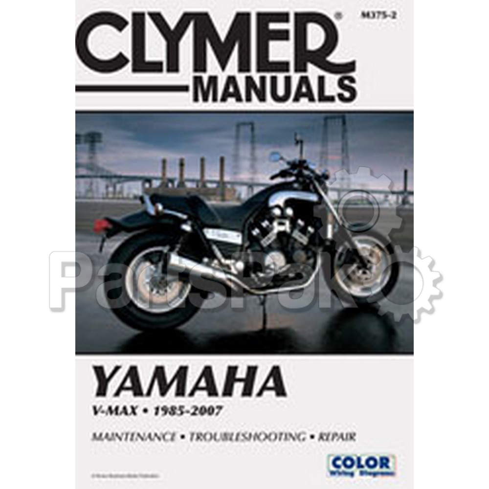 Clymer Manuals M375; Fits Yamaha V-Max Motorcycle Repair Service Manual