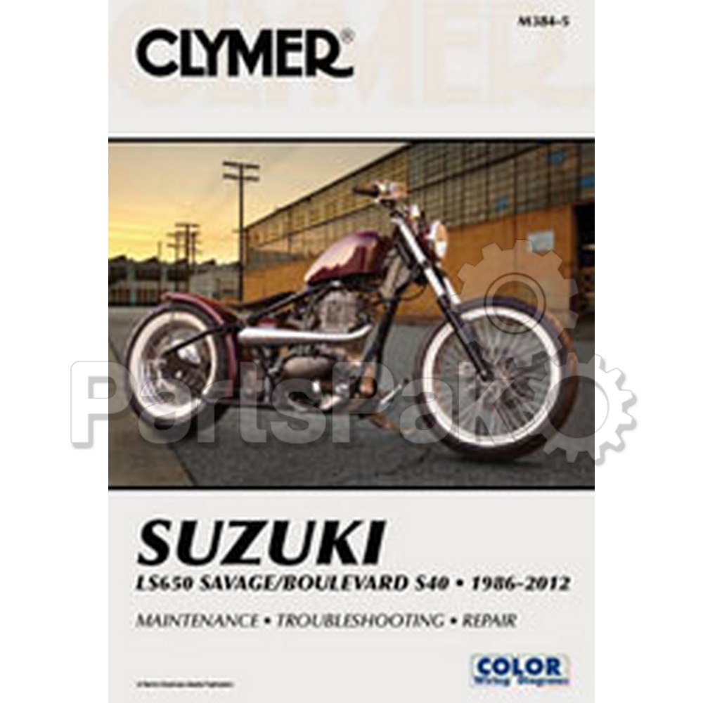 Clymer Manuals M3844; Suzuki Savage Ls650 Motorcycle Repair Service Manual