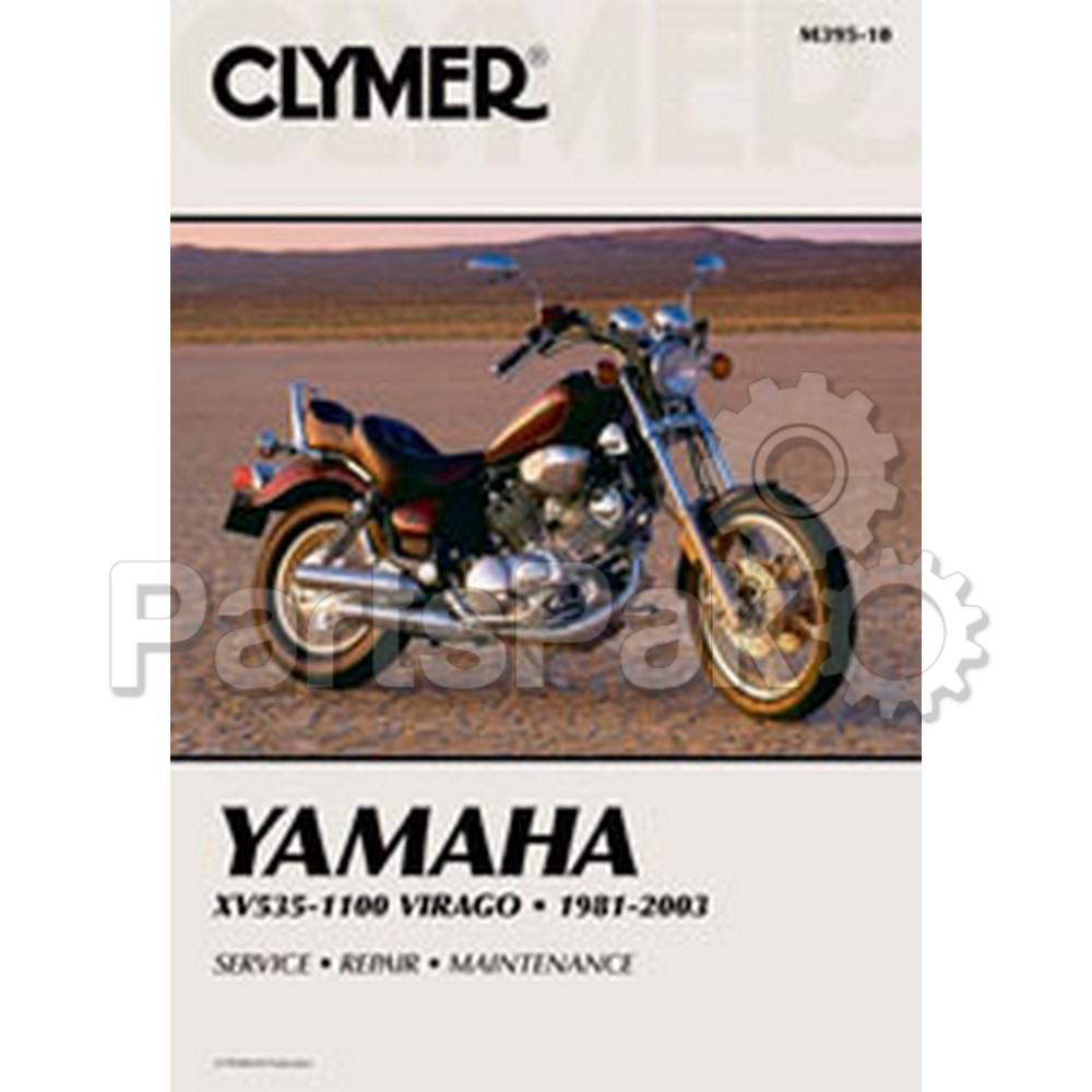 Clymer Manuals M395-10; Fits Yamaha Xv700-1000 Motorcycle Repair Service Manual
