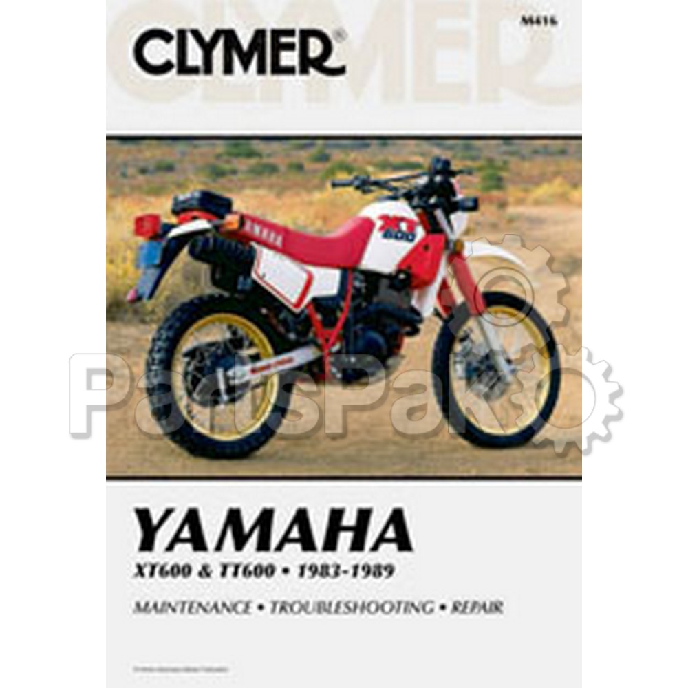 Clymer Manuals M416; Fits Yamaha Xt Tt600 Motorcycle Repair Service Manual
