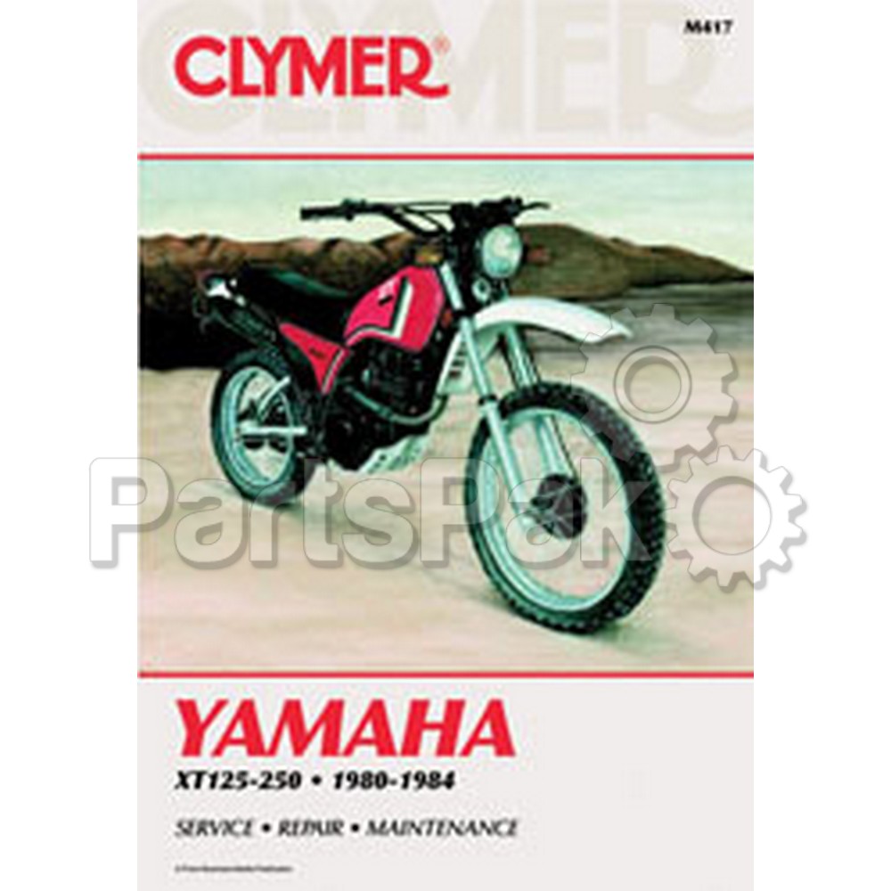 Clymer Manuals M417; Fits Yamaha Xt125-250 Motorcycle Repair Service Manual
