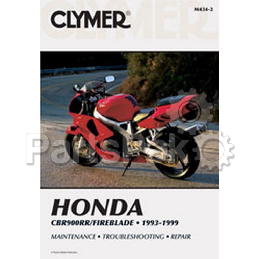 Clymer Manuals M4342; Fits Honda Cbr900Rr Motorcycle Repair Service Manual