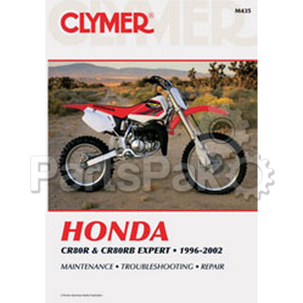 Clymer Manuals M435; Fits Honda Cr80R Motorcycle Repair Service Manual