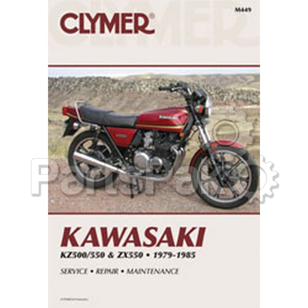Clymer Manuals M449; Fits Kawasaki Kz500/550 Zx550 Motorcycle Repair Service Manual