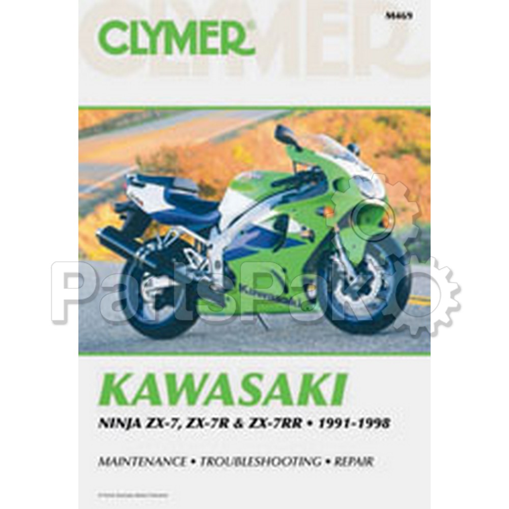 Clymer Manuals M469; Fits Kawasaki Zx7/7R Motorcycle Repair Service Manual