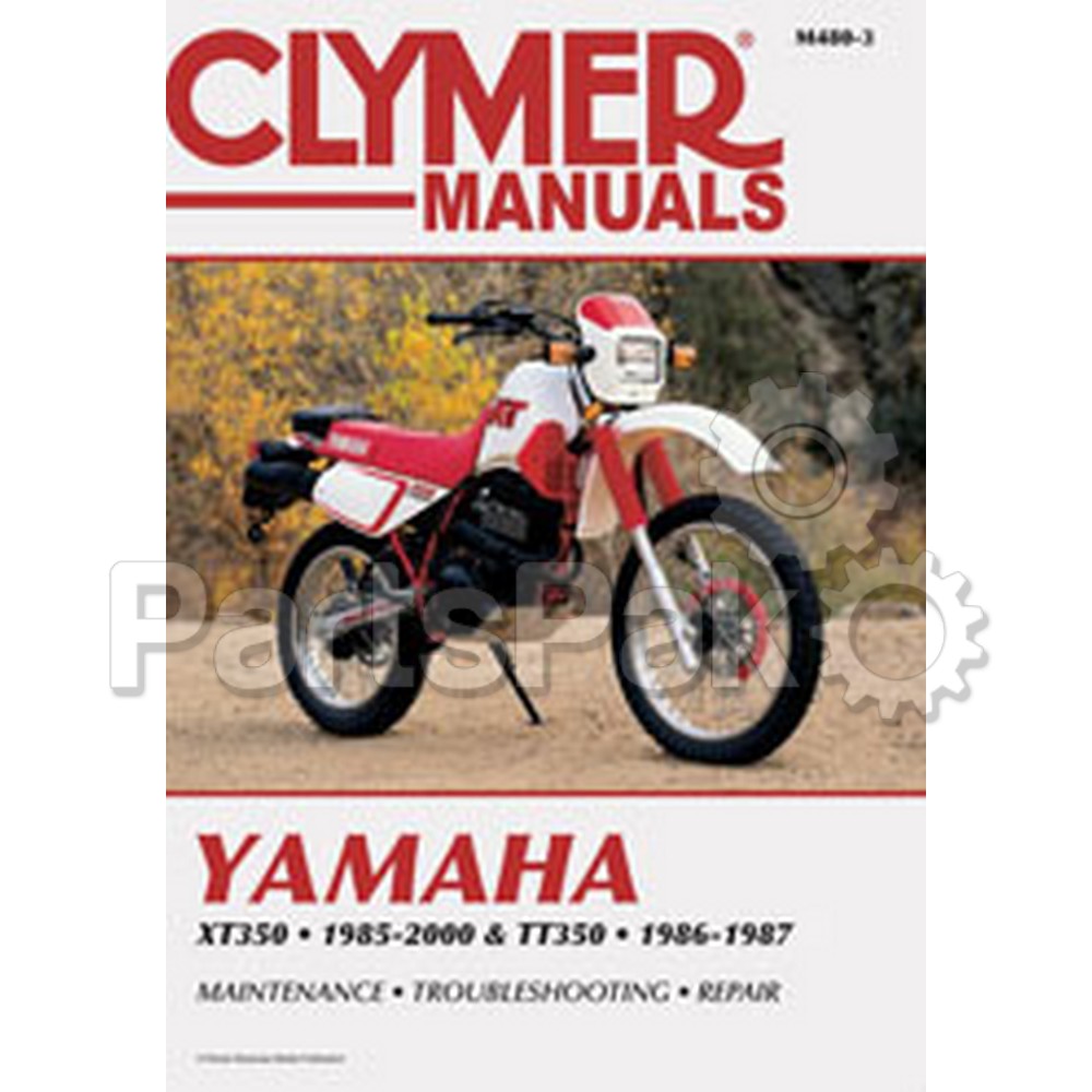 Clymer Manuals M480-3; Fits Yamaha Xt / Tt350 Motorcycle Repair Service Manual