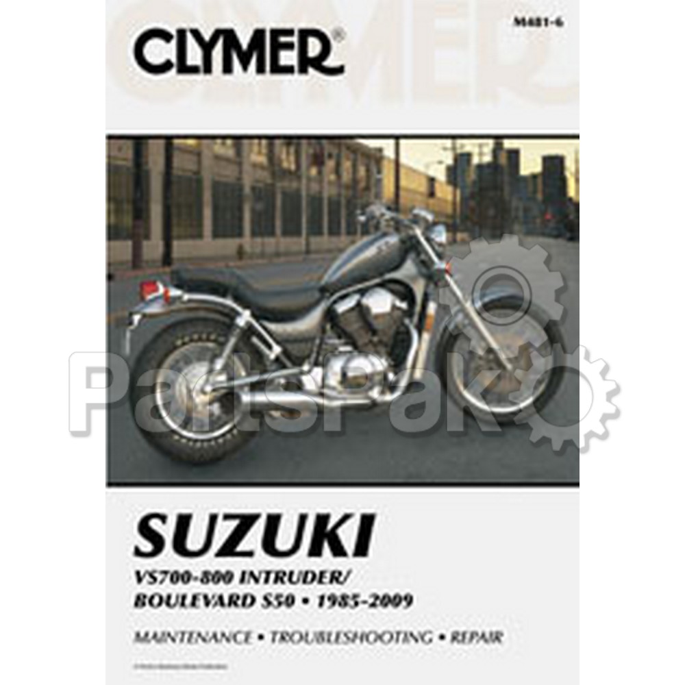 Clymer Manuals M4815; Fits Suzuki Vs700-800 Intruder Motorcycle Repair Service Manual