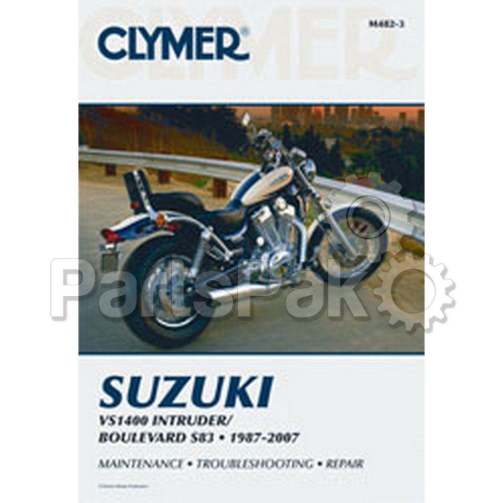 Clymer Manuals M4823; Suzuki Vs1400 Intruder Motorcycle Repair Service Manual