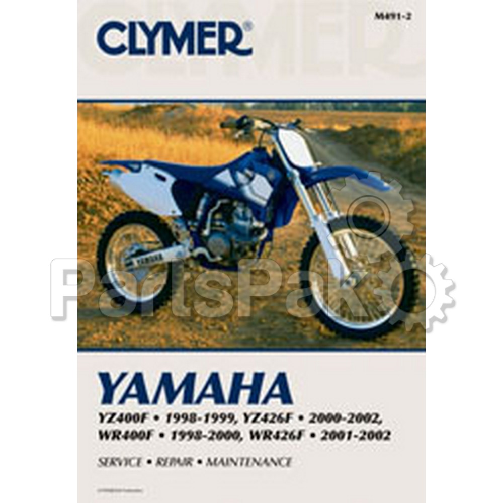 Clymer Manuals M4912; Fits Yamaha Yz400F / 426F Motorcycle Repair Service Manual