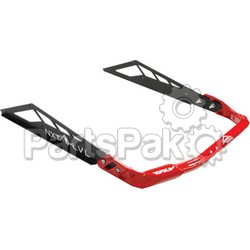 Skinz NXPRB200-FBK/RD; Nxt Lvl Rear Bumper Black / Red Fits Polaris Pro Snowmobile