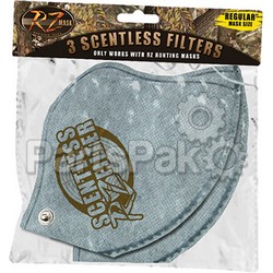 RZ Mask 82804; Scentless Filters Adult 3/Pack