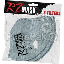 RZ Mask 82828; Regular Filters Youth 3/Pack