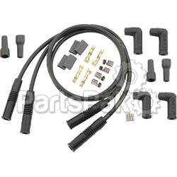 Accel 173084K; 4 Spark Plug Wire Set 8.8-mm Black; 2-WPS-274-0127