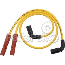 Accel 171111Y; Stainless Steel Spiral Core Spark Plug Wire Set 8.0-mm Yellow; 2-WPS-274-0136