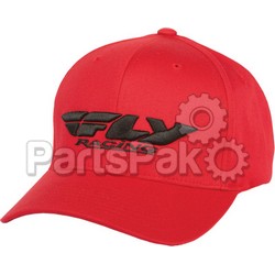 Fly Racing 351-0382Y; Podium Hat Red Youth