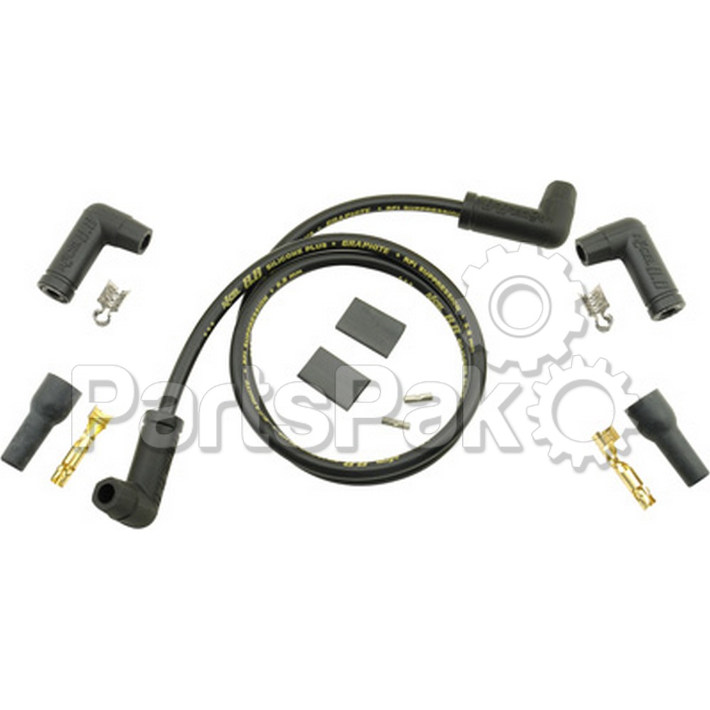 Accel 173083K; 2 Plug Wire Set 8.8-mm Black