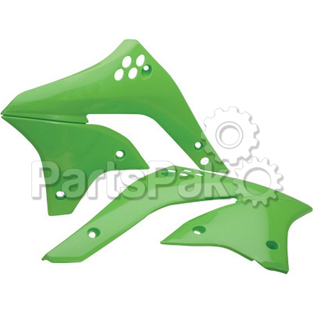Acerbis 2043750006; Radiator Scoop (Original Green