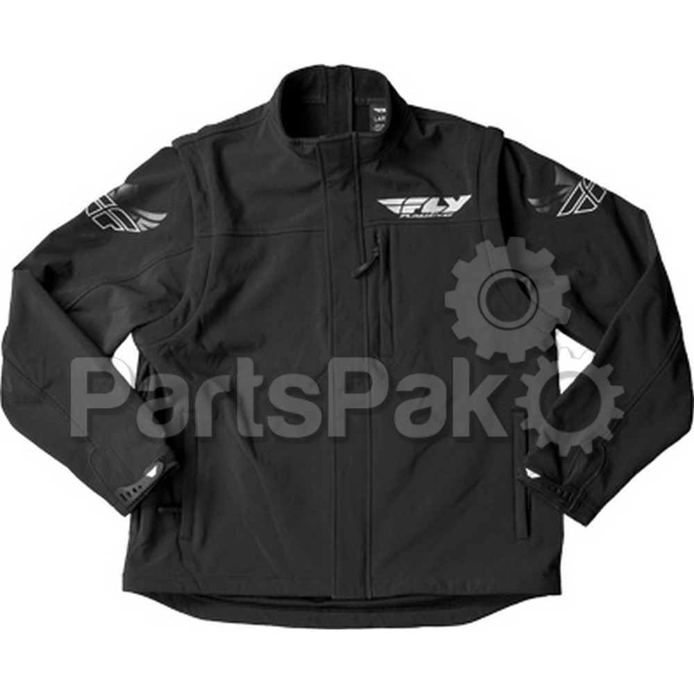 Fly Racing 354-6060L; Black Ops Convertible Jacket