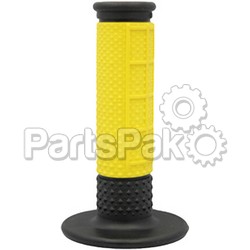 Avon Grips MXW10; X.9 Half Waffle Grips (Yellow / Black); 2-WPS-44-4536