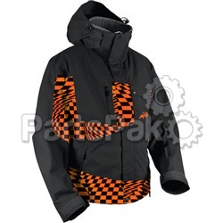 HMK HM7JPEA2OCS; Peak 2 Jacket Orange / Checker Sm