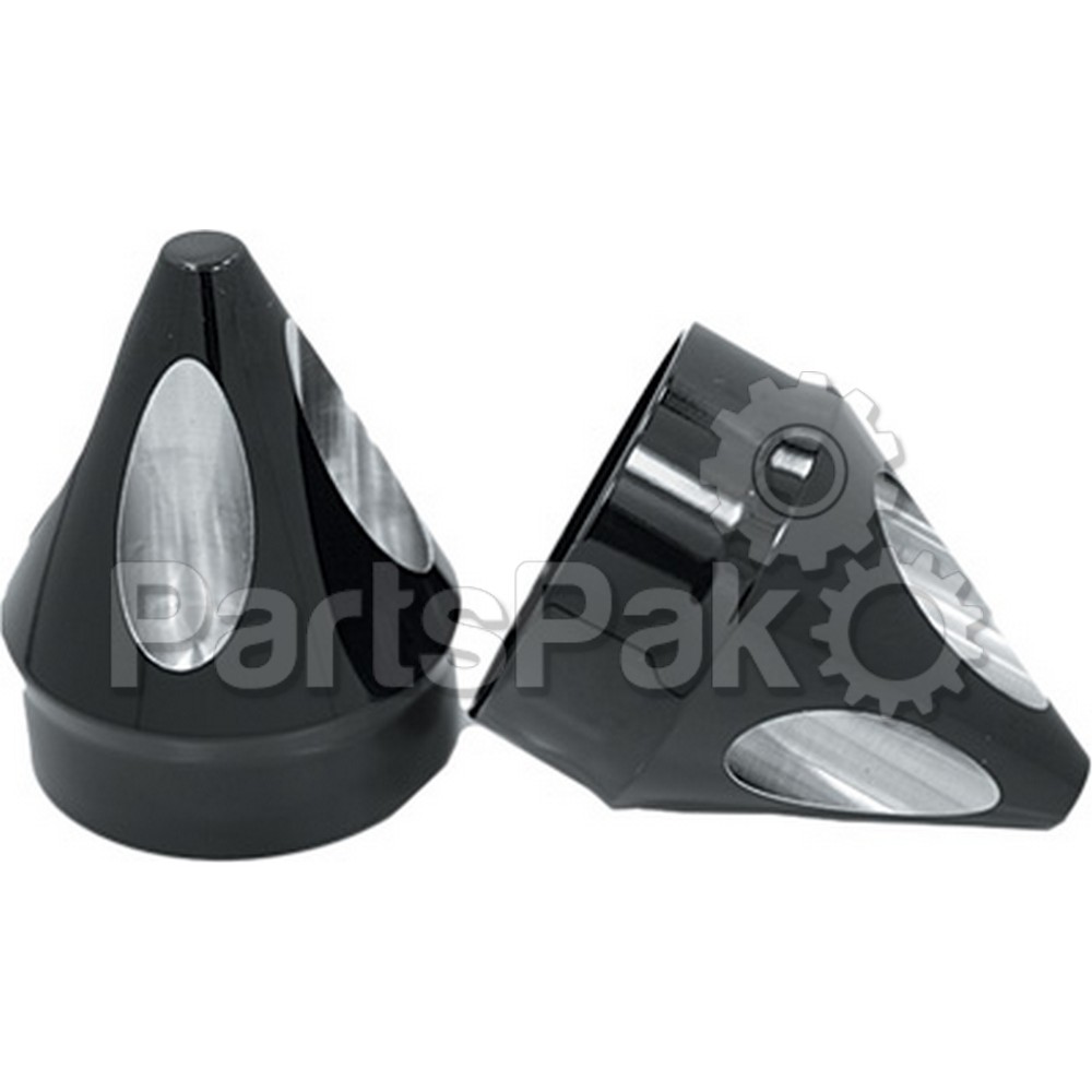 Avon Grips AXL-SPK-ANO; Axle Nut Cover Spike Black 1-inch