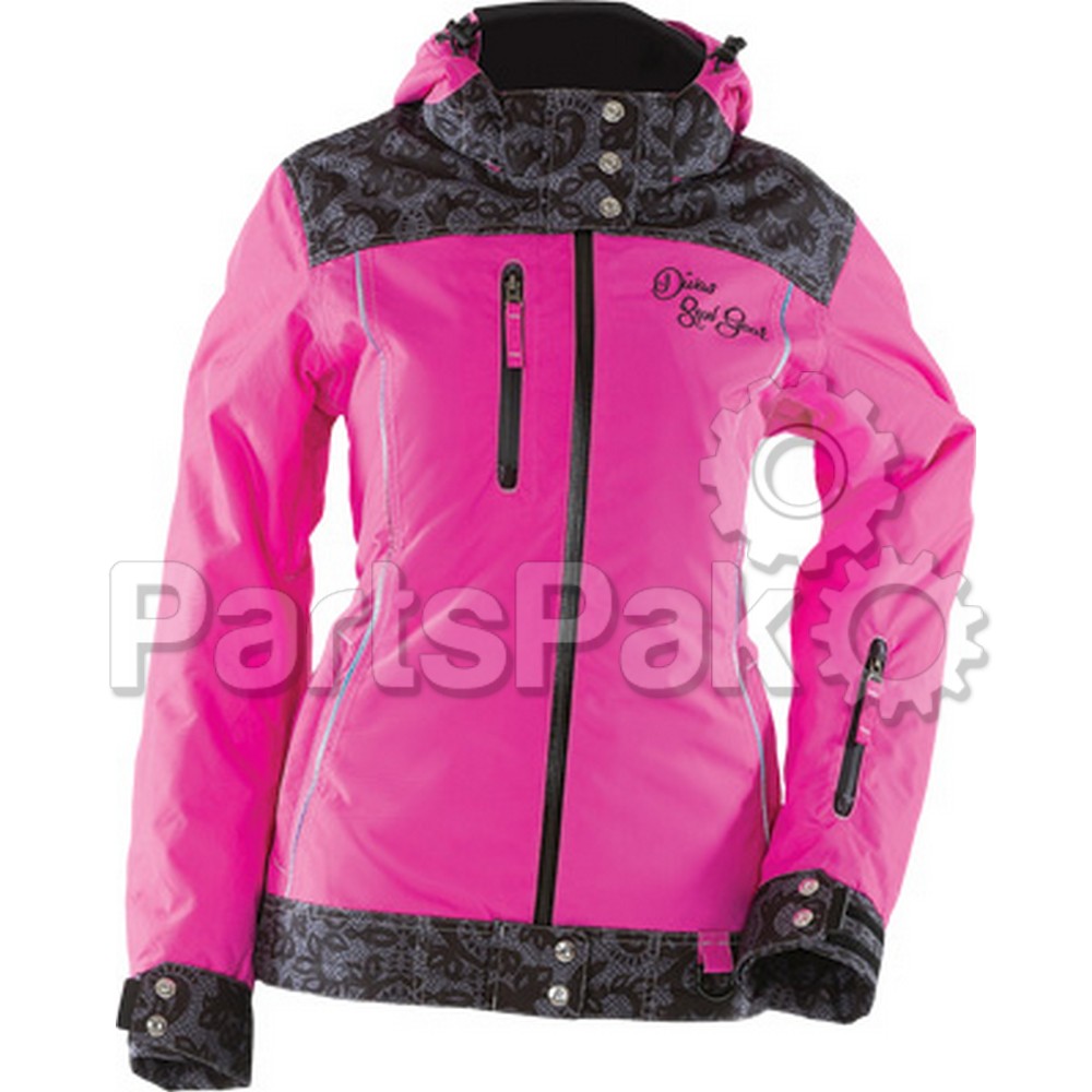 Divas 67520; Lace Jacket Pink Xs