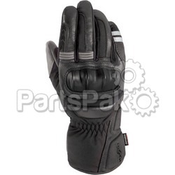 Spidi C46-026-3X; Motorrad Leather H2Out Gloves Black / Grey 3X