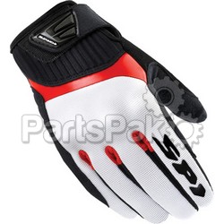 Spidi B48-021-3X; G-Flash Tex Gloves White / Black / Red 3X