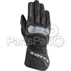 Spidi A118-026-2X; Str-2 Leather Gloves Black 2X