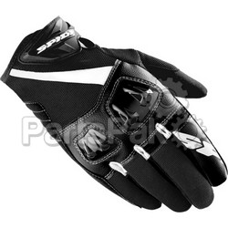 Spidi B59K3-011-3X; Flash-R Tex Gloves Black / White 3X