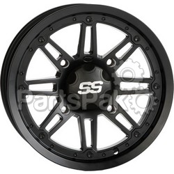 ITP (Industrial Tire Products) 1228534536B; Wheel, Ss216 Matte Black 12X7 4/110 5+2