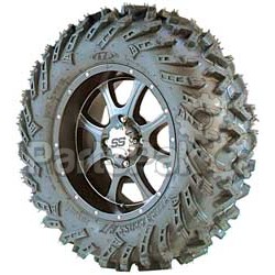 ITP (Industrial Tire Products) 41451; Terracross R / T Wheel Kit Ss108 Black 26X9-14