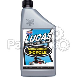 Lucas 10835; Synthetic 2-Cycle Snowmobile Oil 32Oz (Sold Individually)